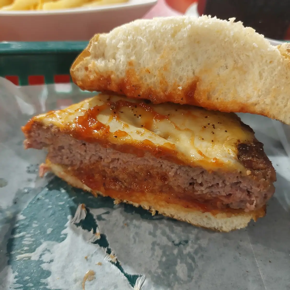 Burger with American Cheese