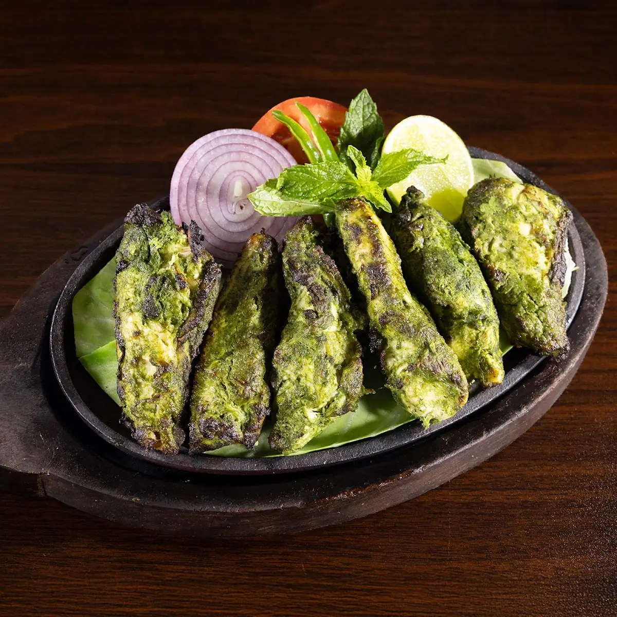 Gongura Chicken Kebab