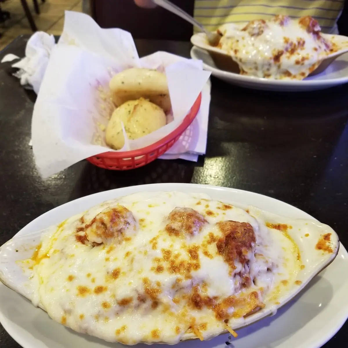 Spaghetti with Meat Balls Bread and Salad for 2 Deal