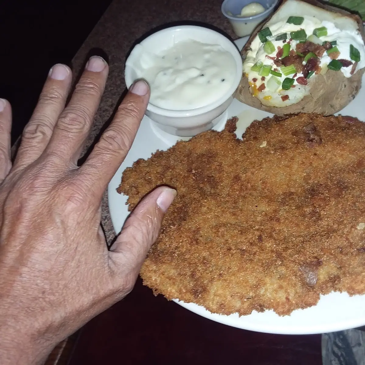 Chicken Fried Steak Mashed Potatoes