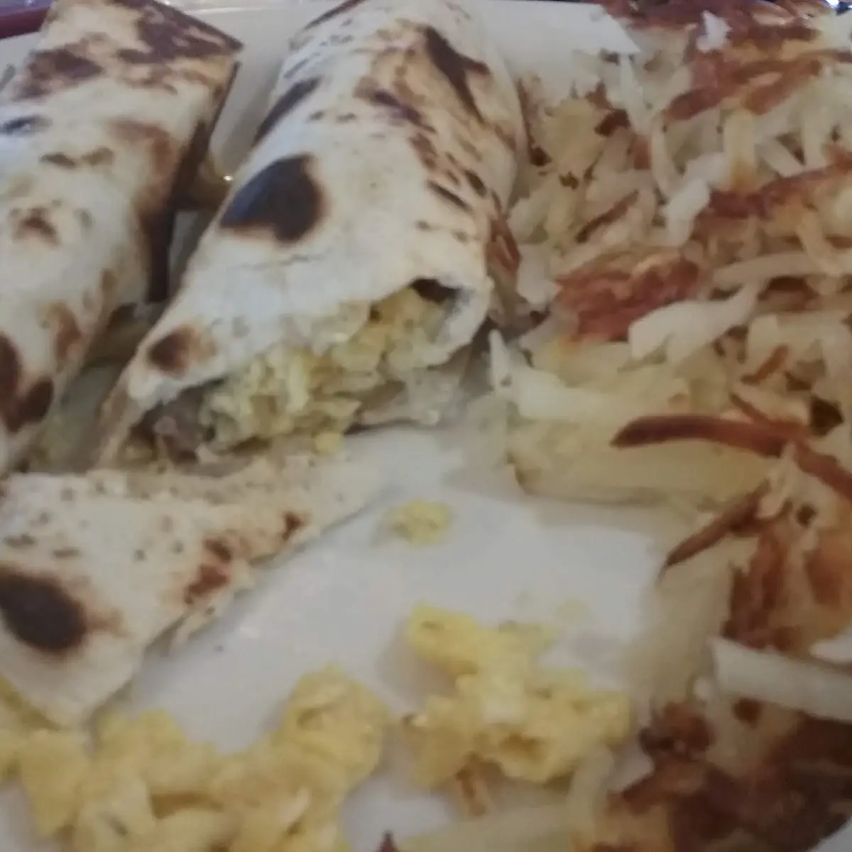 Breakfast Burritos and Hash Browns