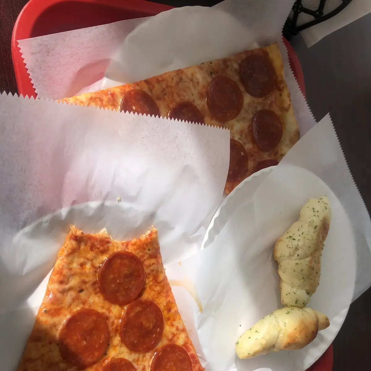 Upside-Down Pizza Slice