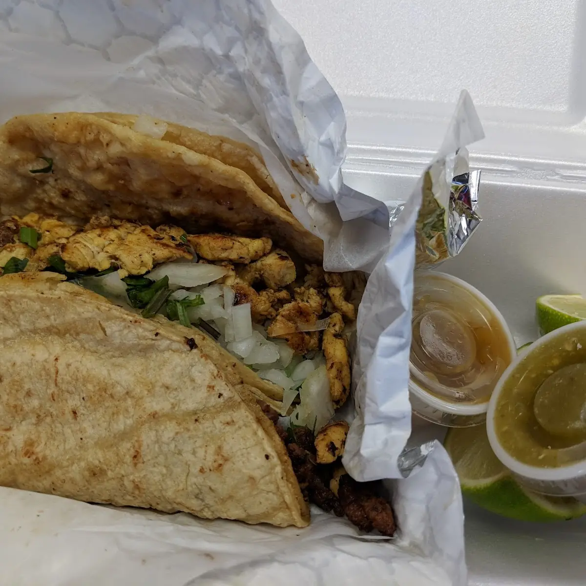 Breded Chicken Tacos De Pollo