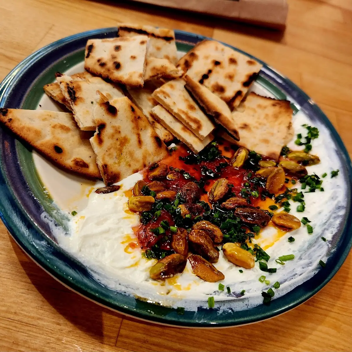 Whipped Pistachio Goat Cheese