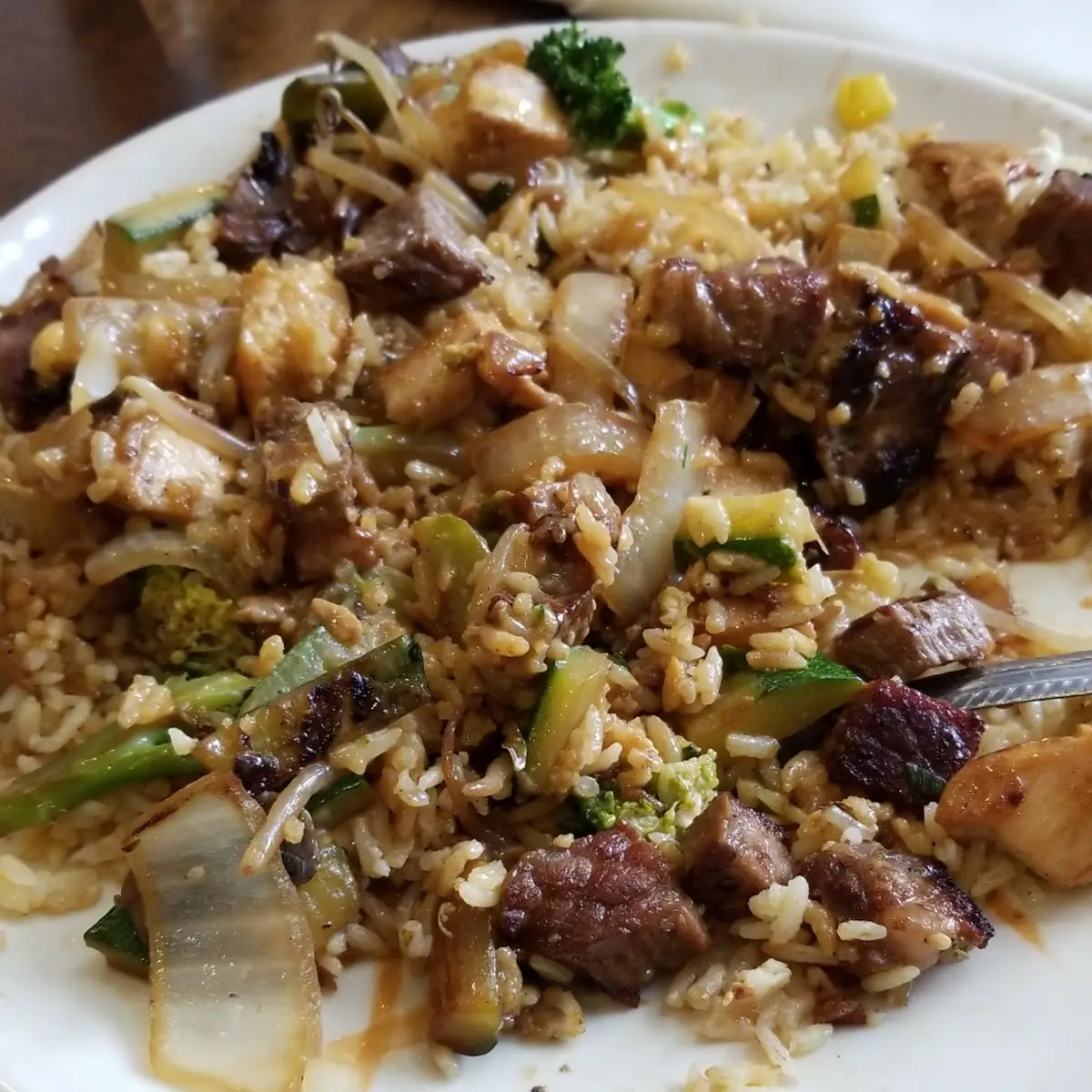 Steak and Chicken Teriyaki