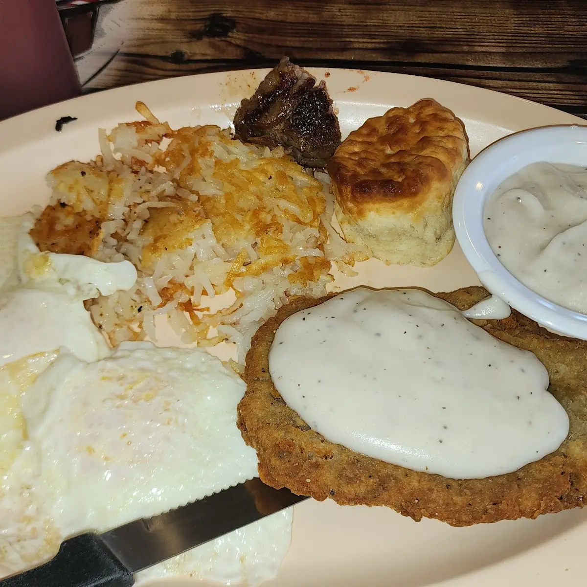 Country Fried Steak Breakfast