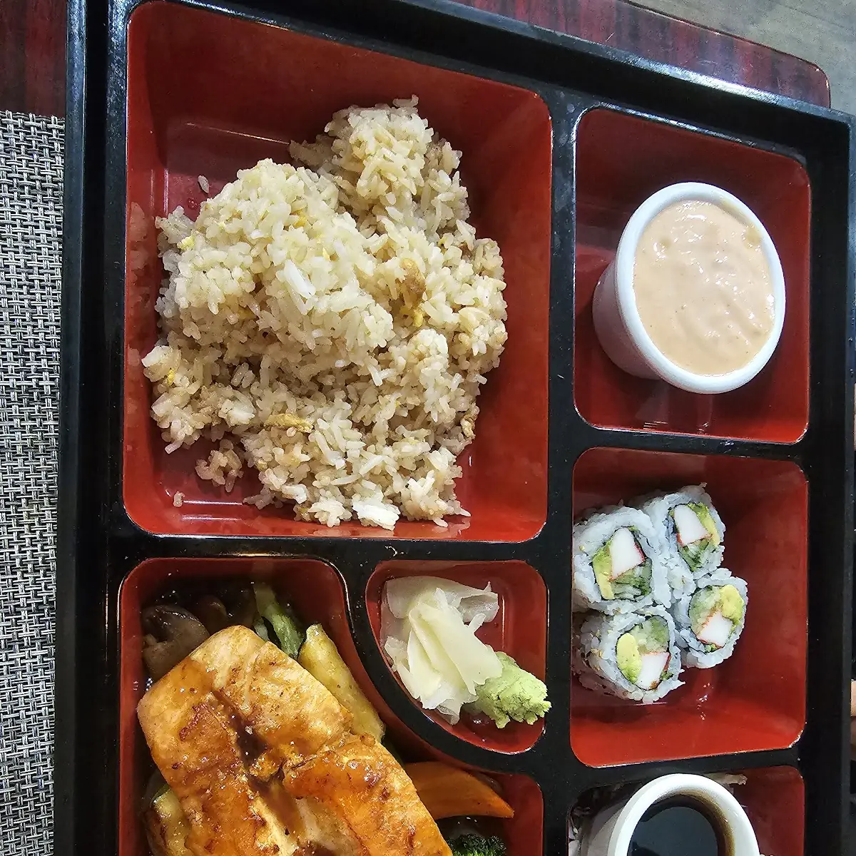 Salmon Bento Box