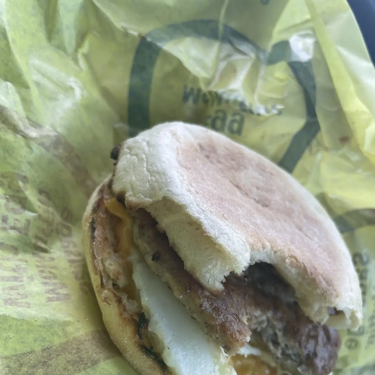Sausage Mcmuffin with Egg