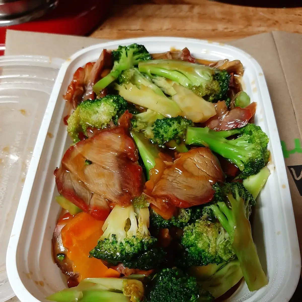 Roast Pork with Broccoli