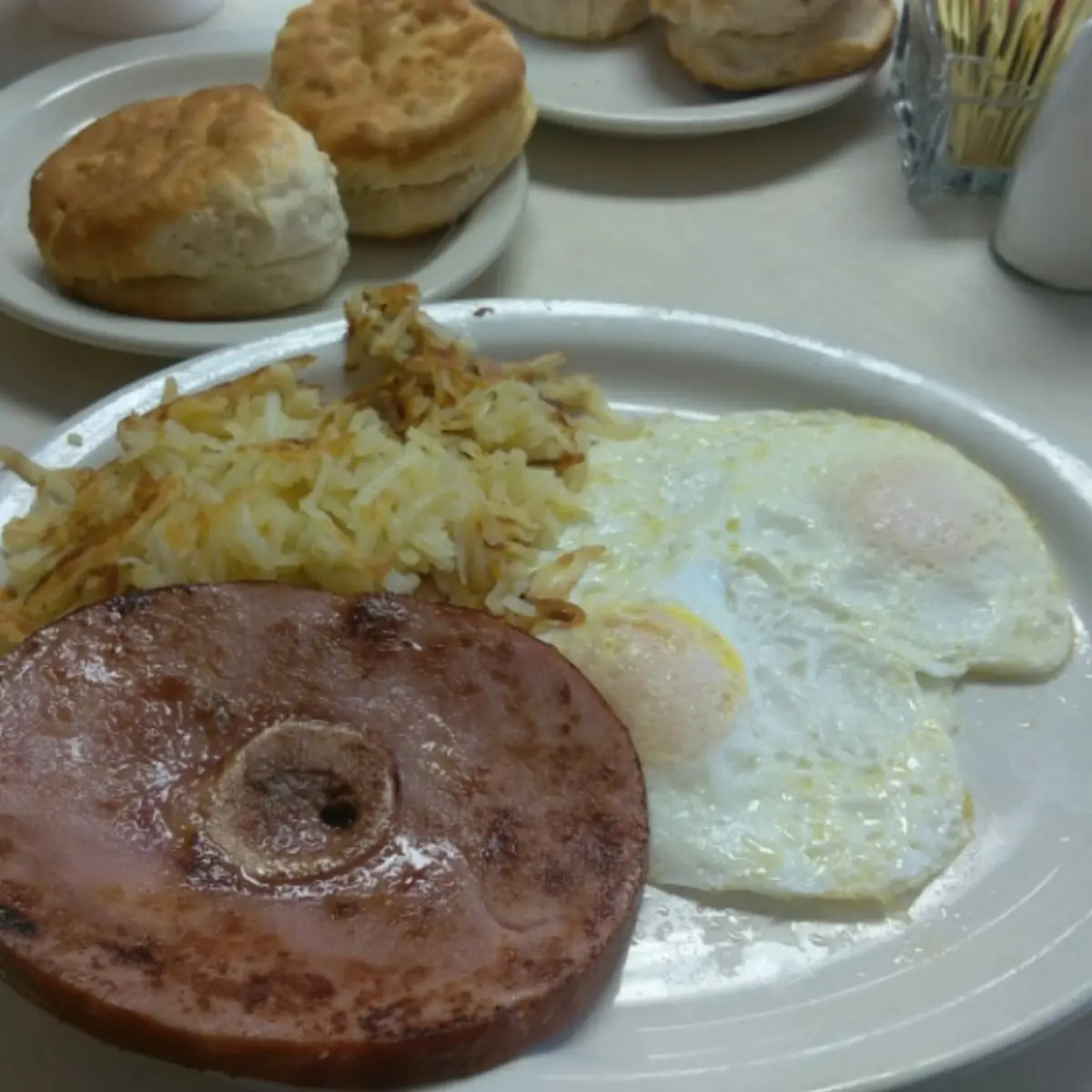 Two Eggs with 2 Pork Chops