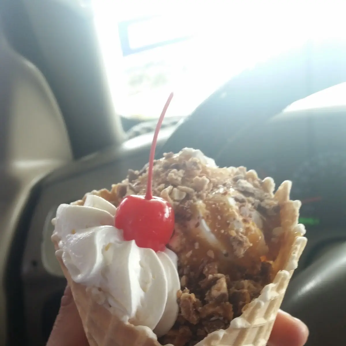 Waffle Cone Sundaes