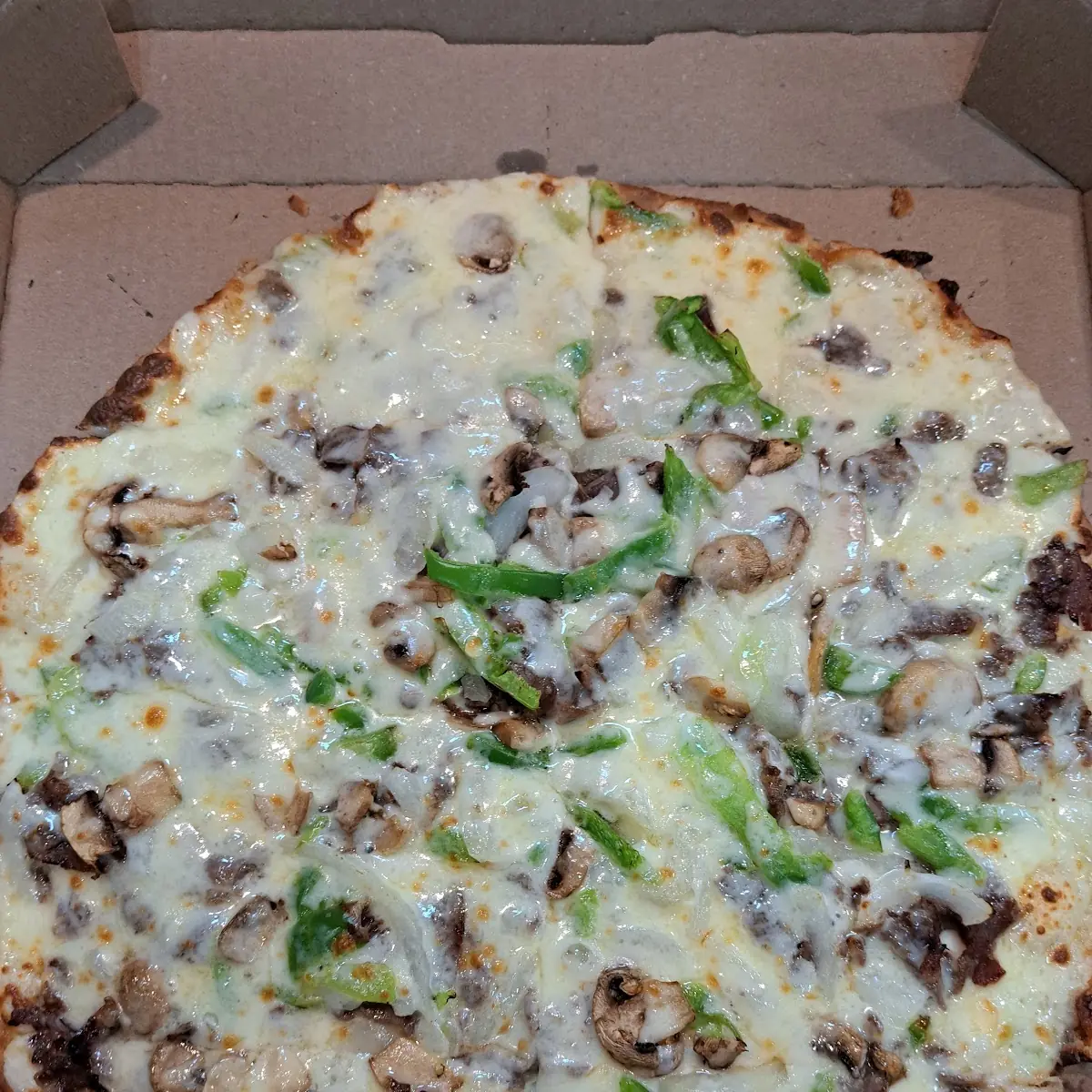 Philly Cheesesteak Pizza