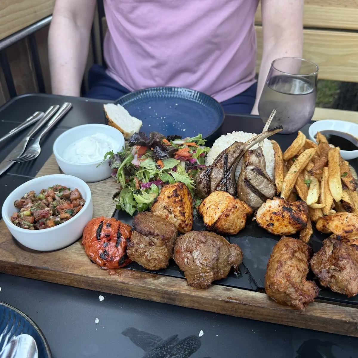 Mixed Grill Platter with Sides