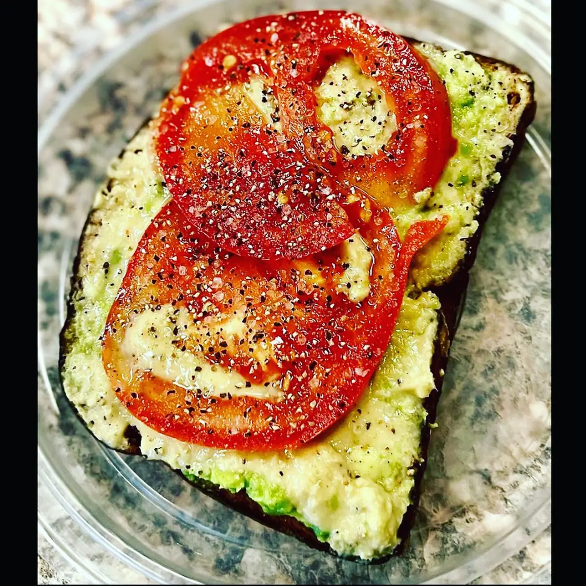 Hummus Avocado Toast