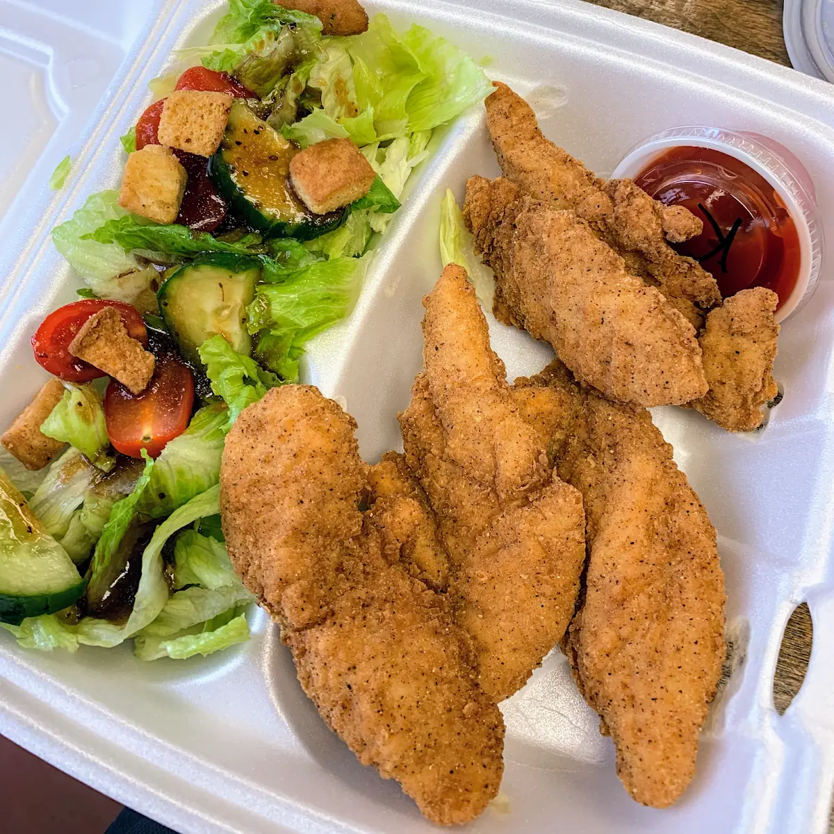 Breaded Chicken Tenders Plate