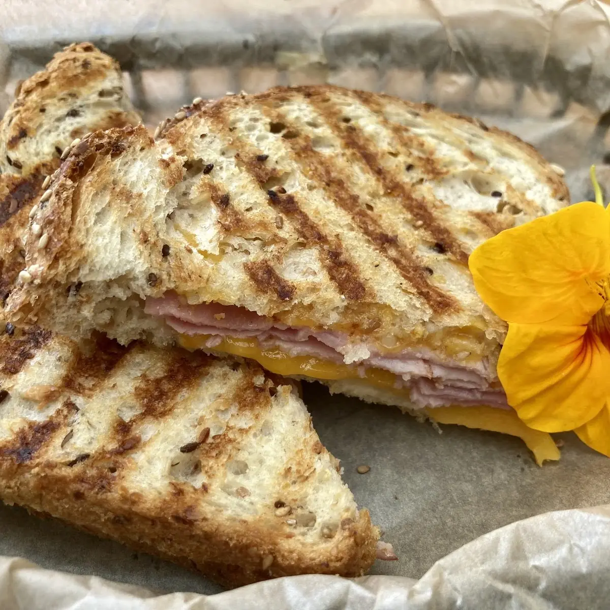 Grilled Cheese with Ham