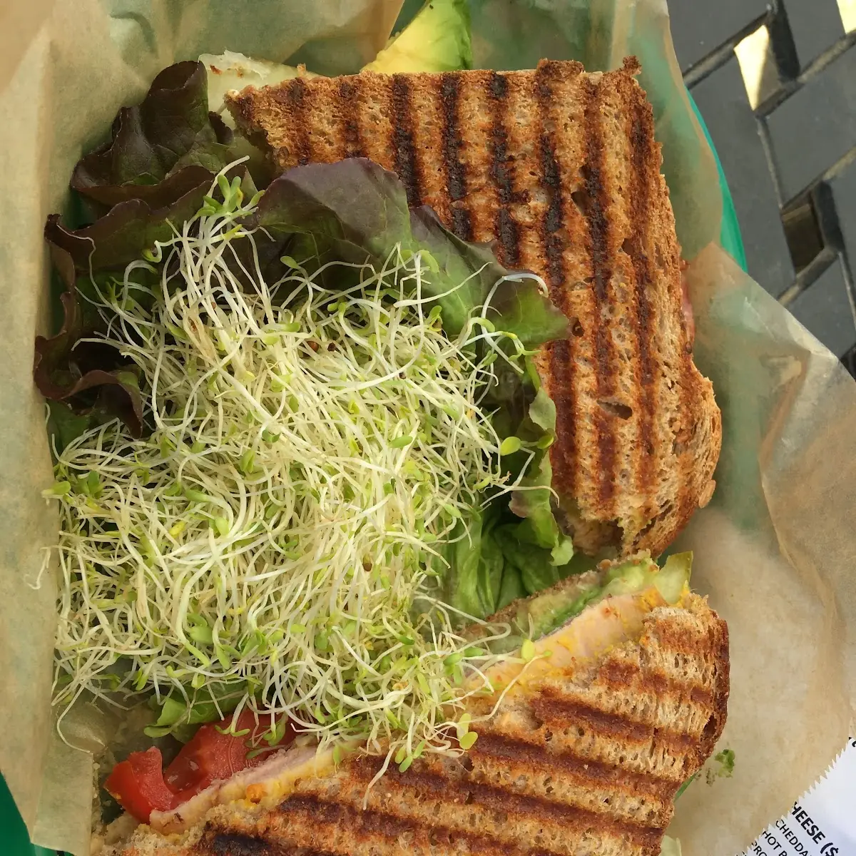Hummus Veggie Sandwich