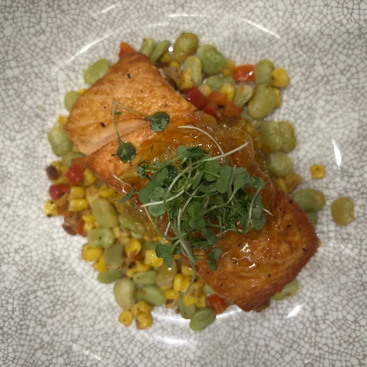 Crab Crusted Sea Bass