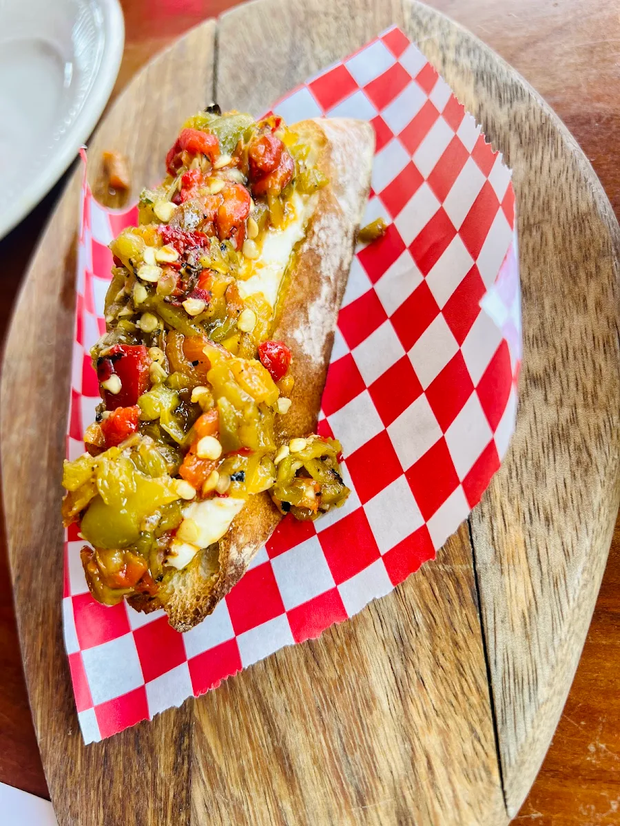 Cream Cheese Bruschetta