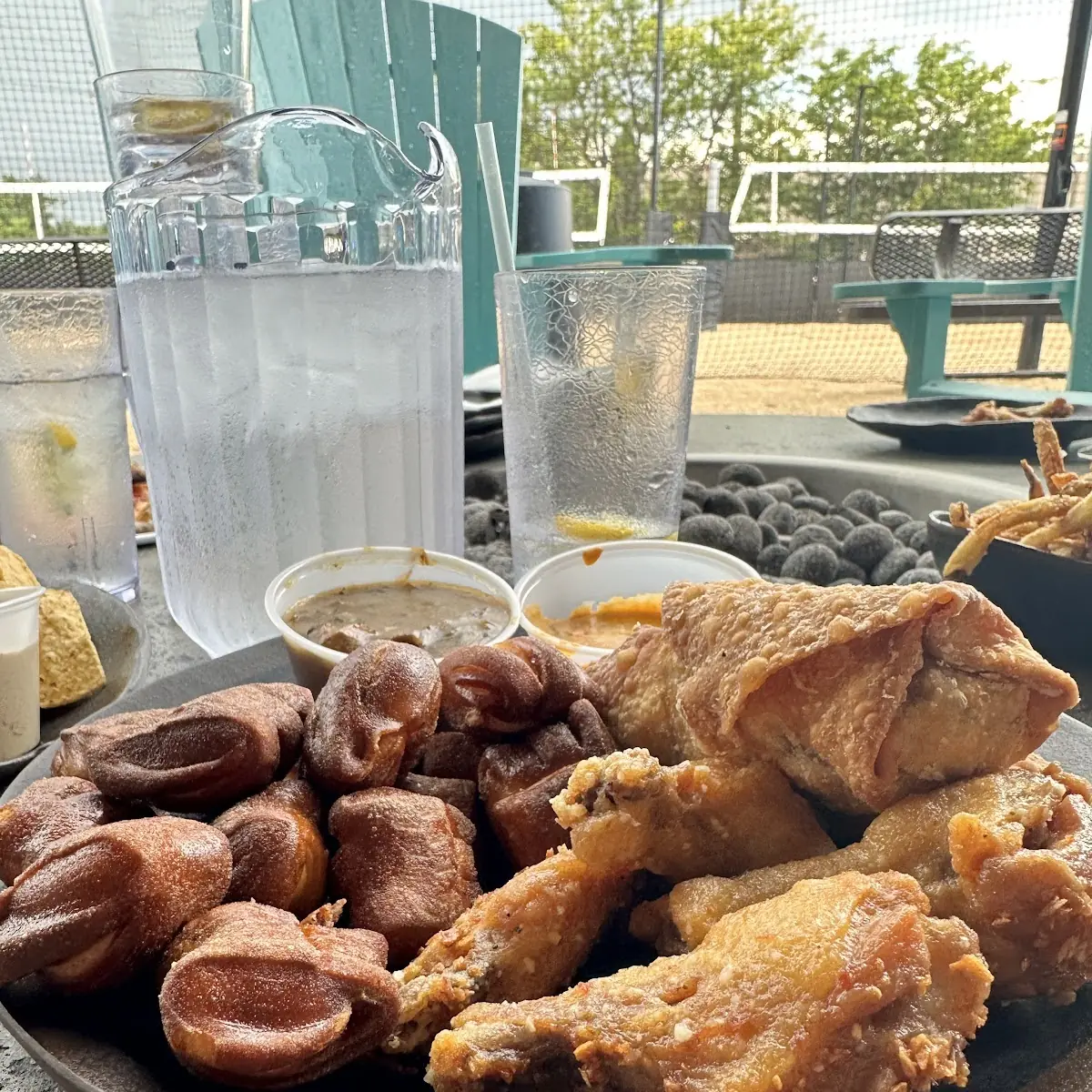 Chicken Wings Pretzel Bites