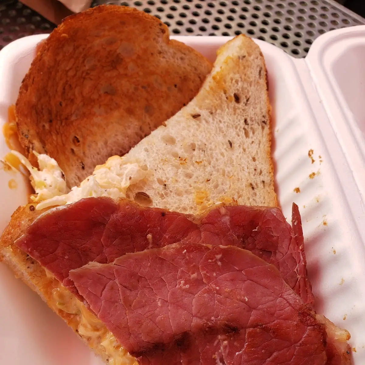 Open Face Reuben