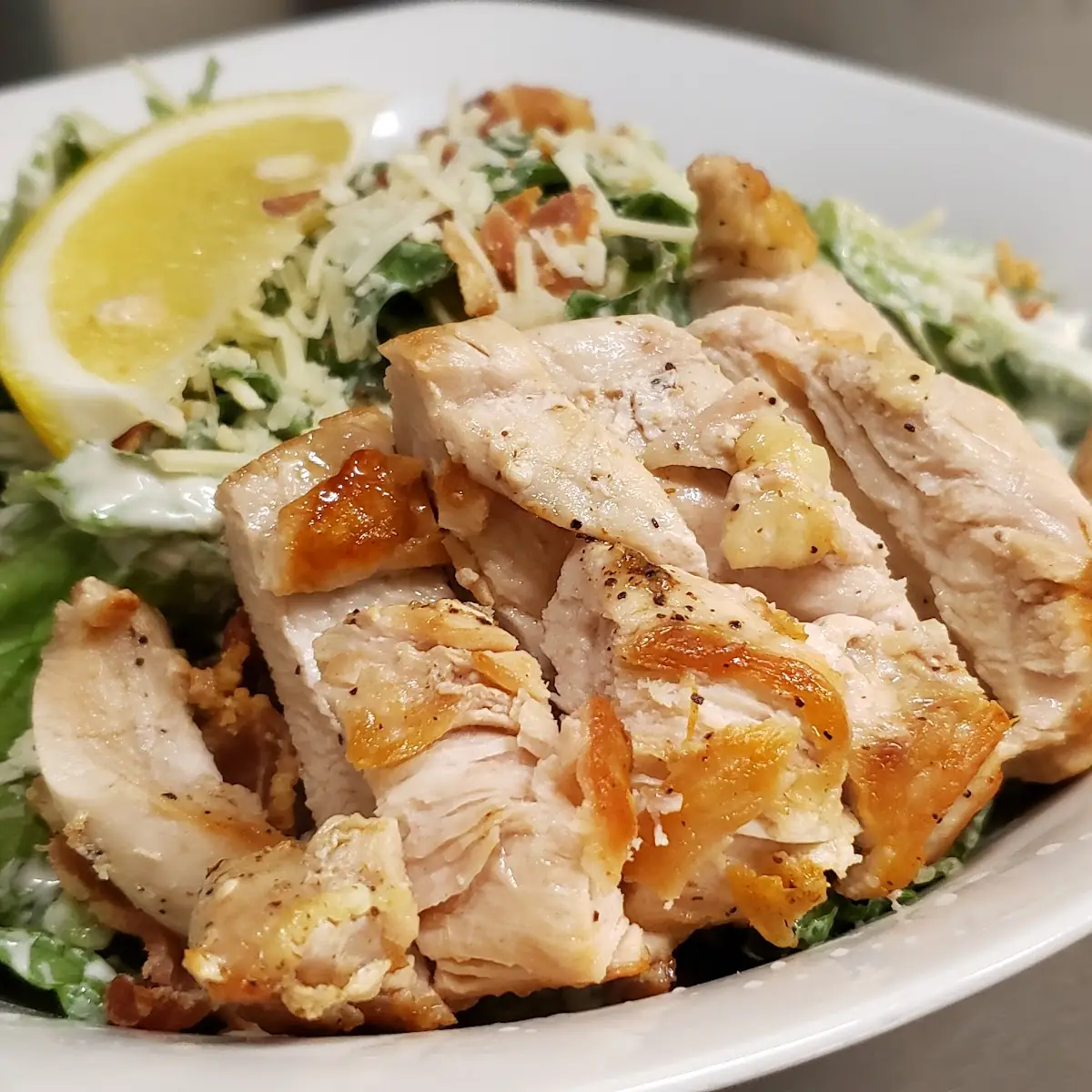 Caesar Salad with Chicken, Wheel and Anchor Restaurant