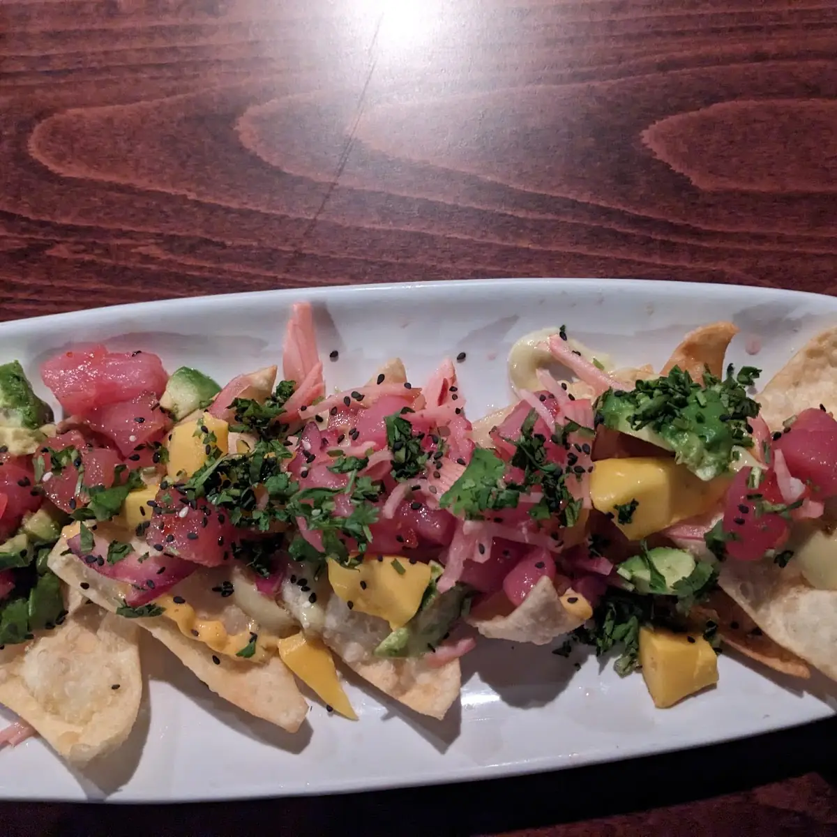 Ahi Poke Nachos