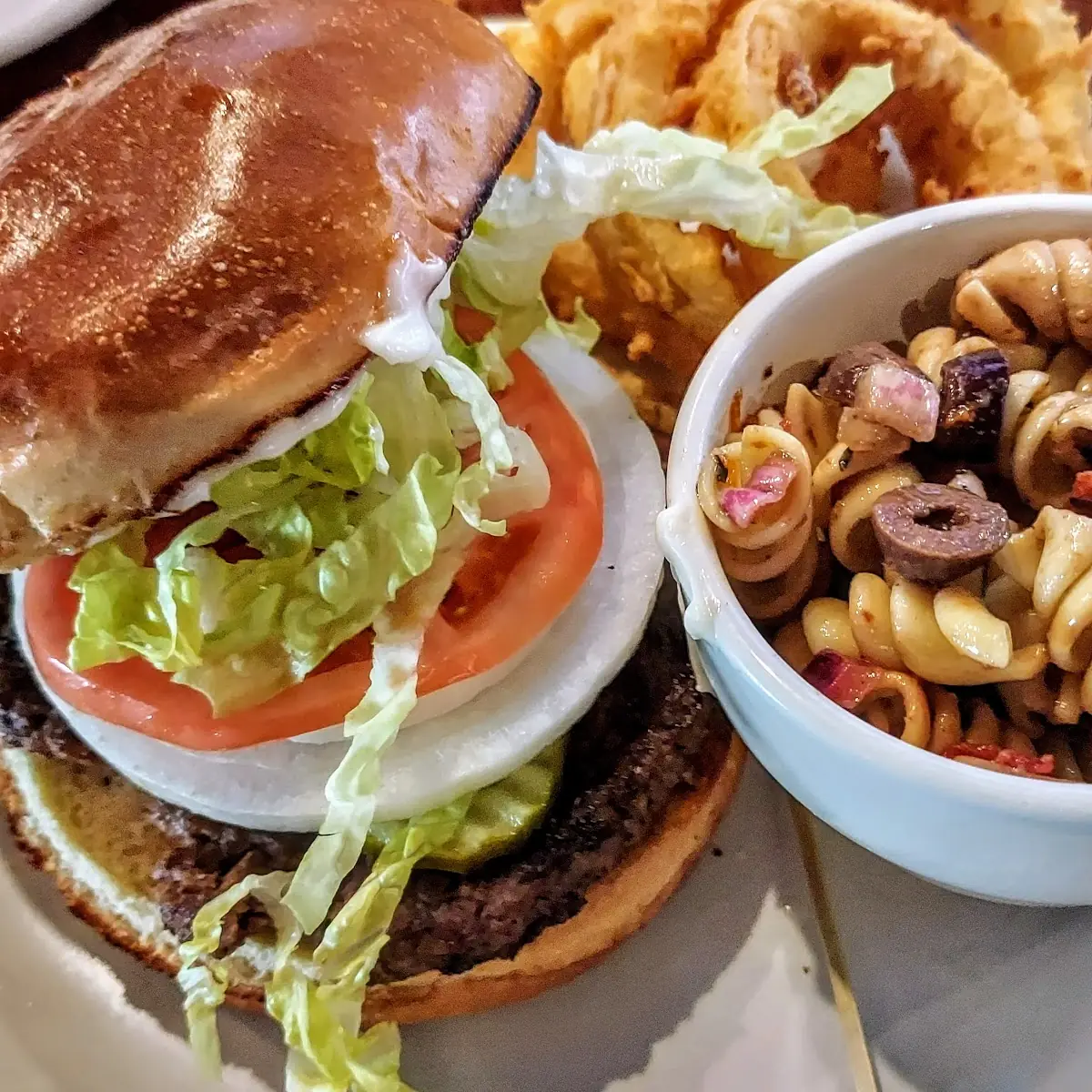 Salad & Onion Rings