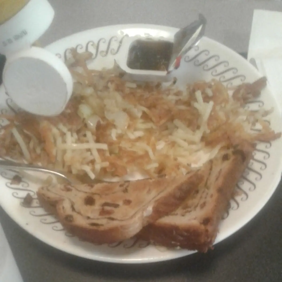 Hash Browns & Toast