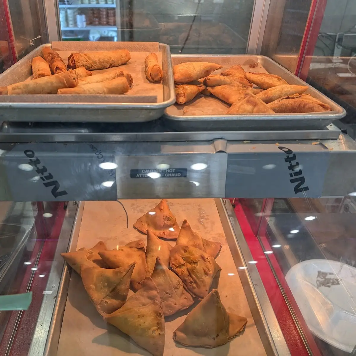 Samosas and Spring Rolls