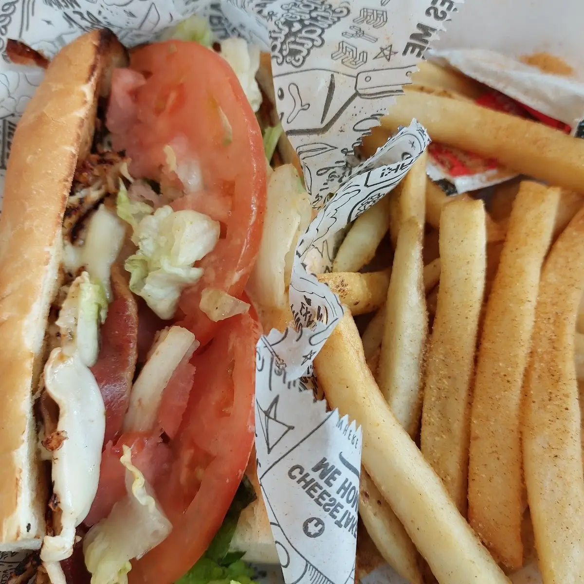 Chipotle Chicken Bacon Sandwich