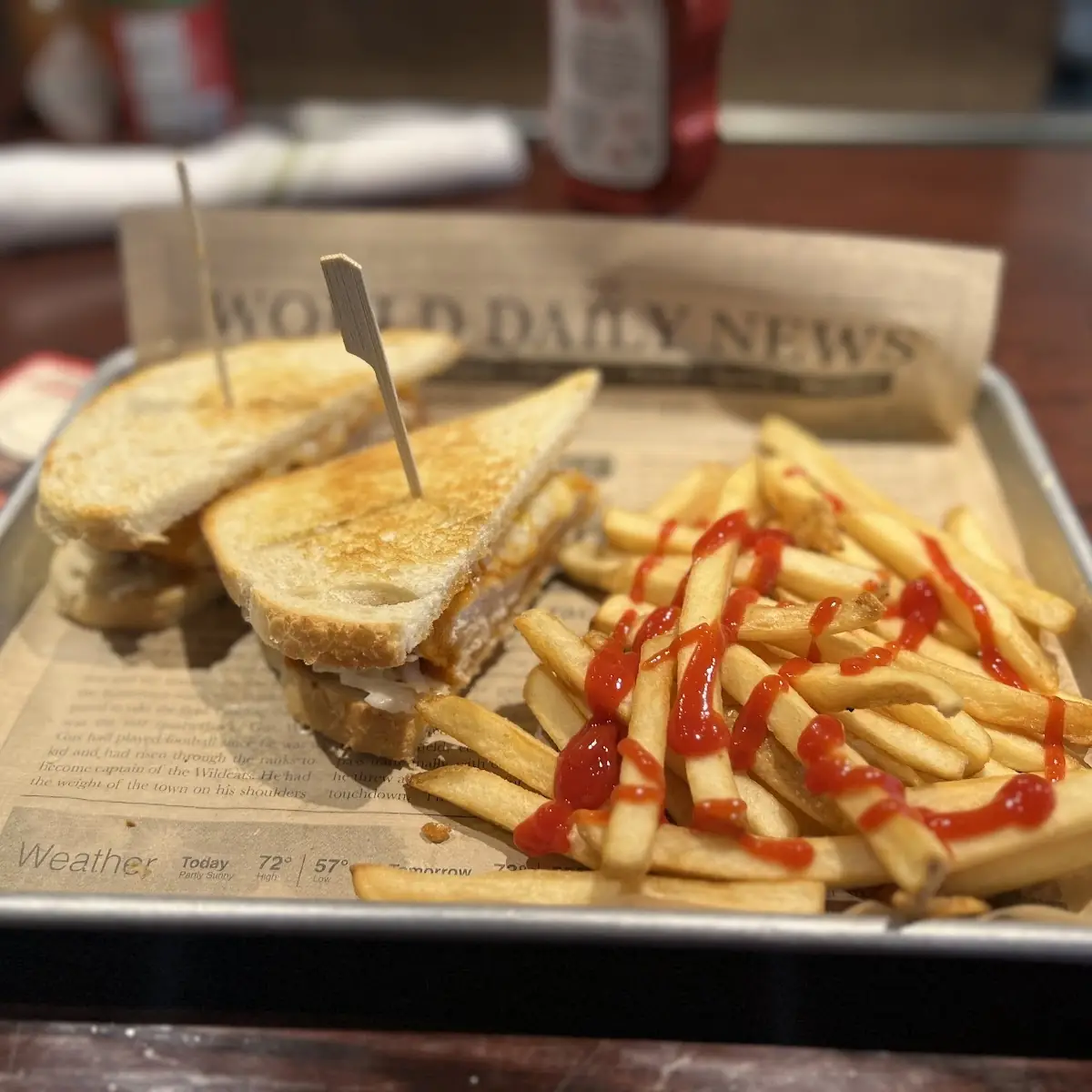 Triple Grilled Cheese