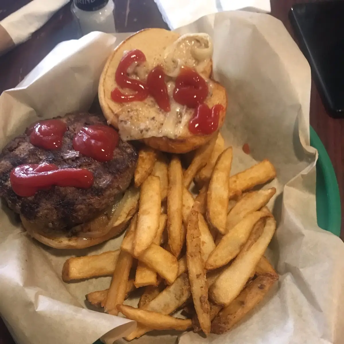 Mushroom and Swiss Burger