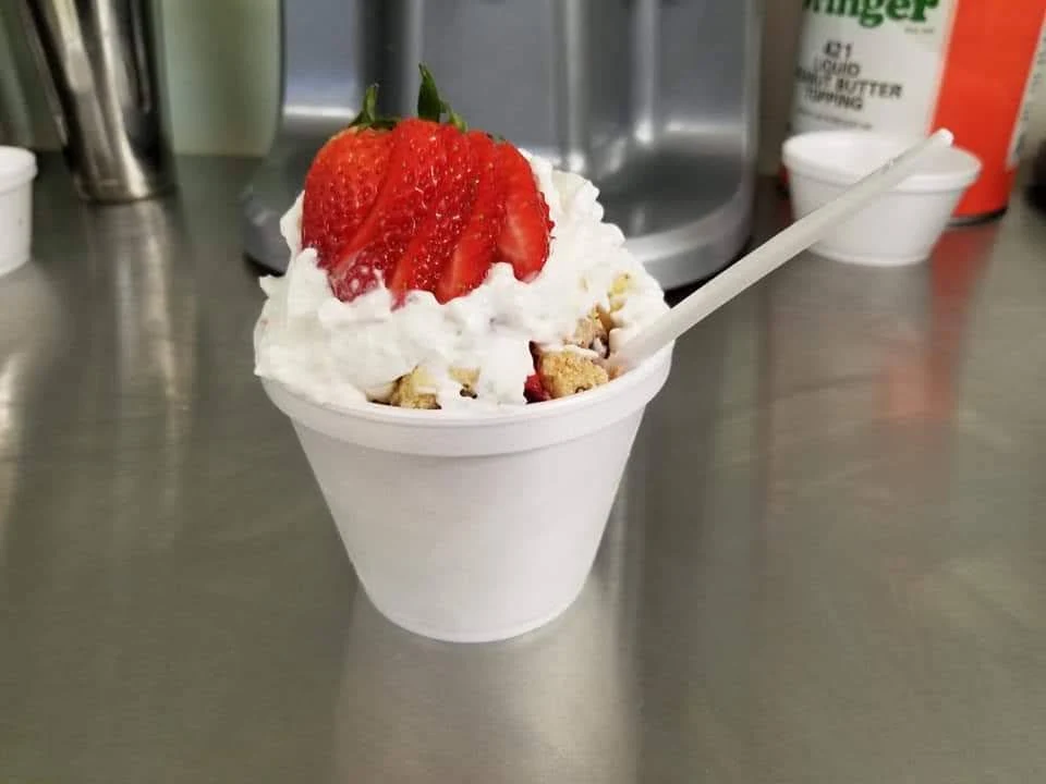 Strawberry Shortcake Sundae