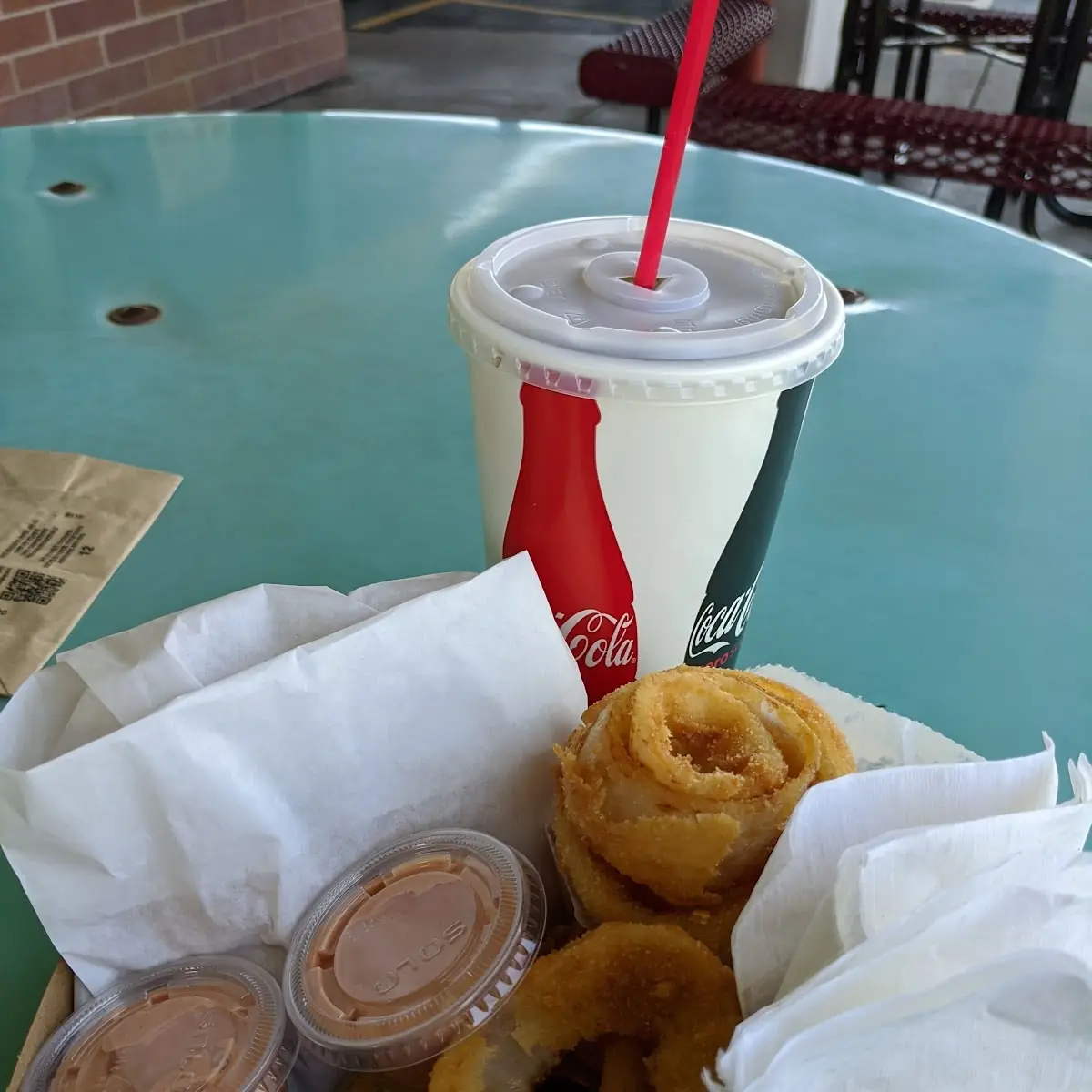 Double Cheeseburger Onion Rings