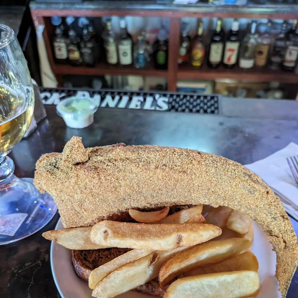 Catfish Dinner with Fresh Side Salad
