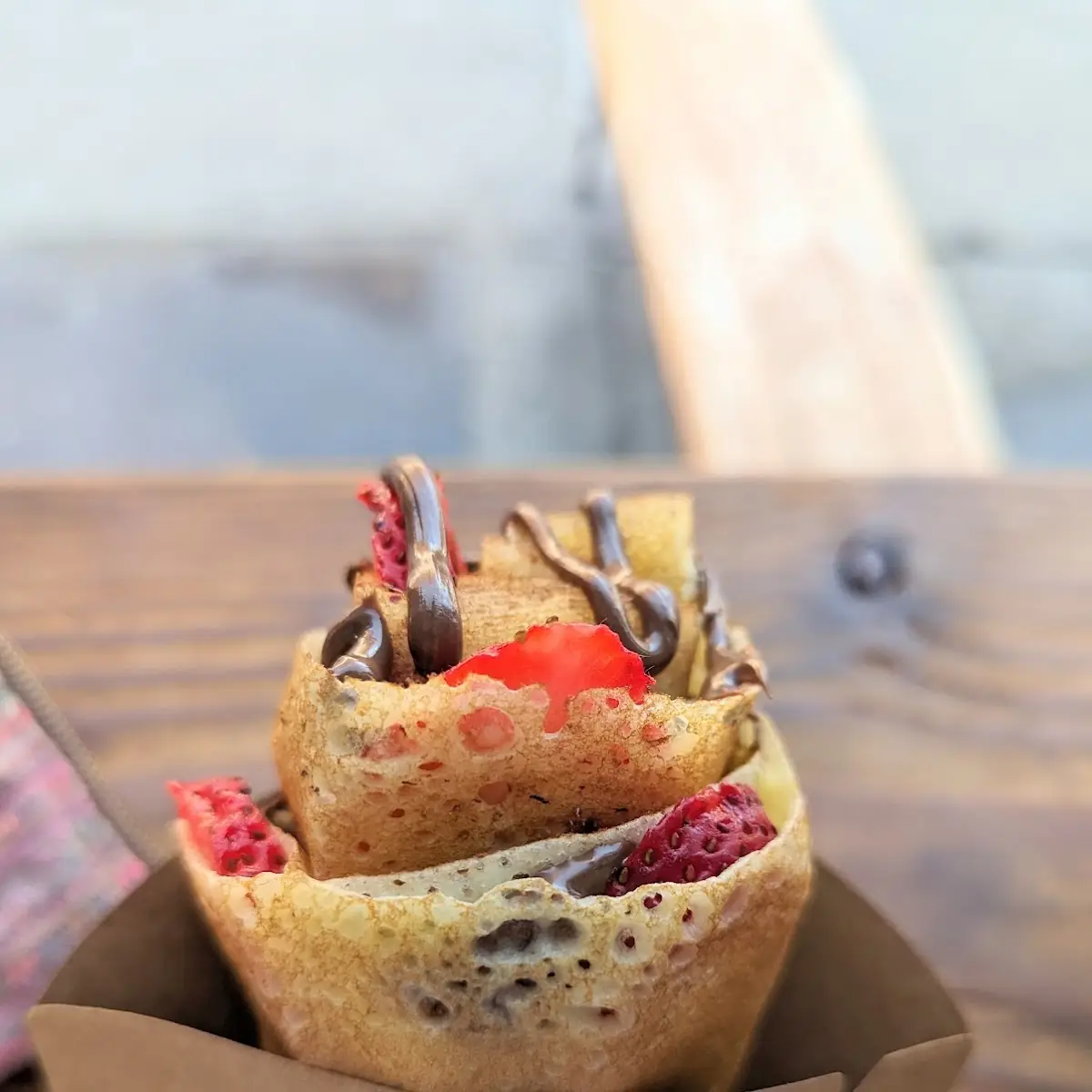 Strawberry and Nutella Crepe