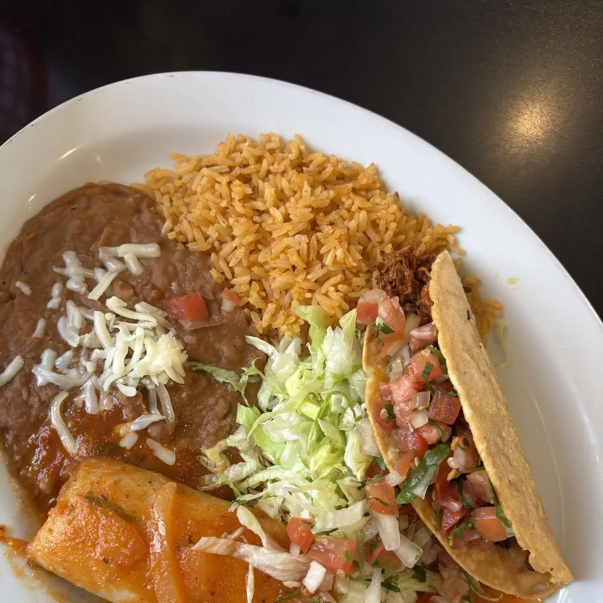 Crispy Shell Taco and Chicken Tamale
