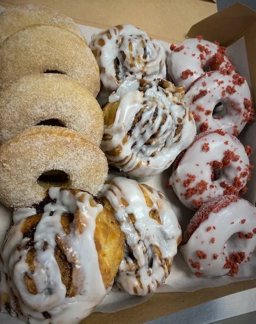 Baked Donuts Cinnamon Rolls