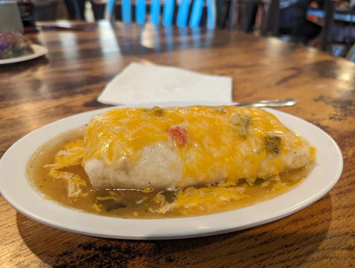 Breakfast Burritos Smothered