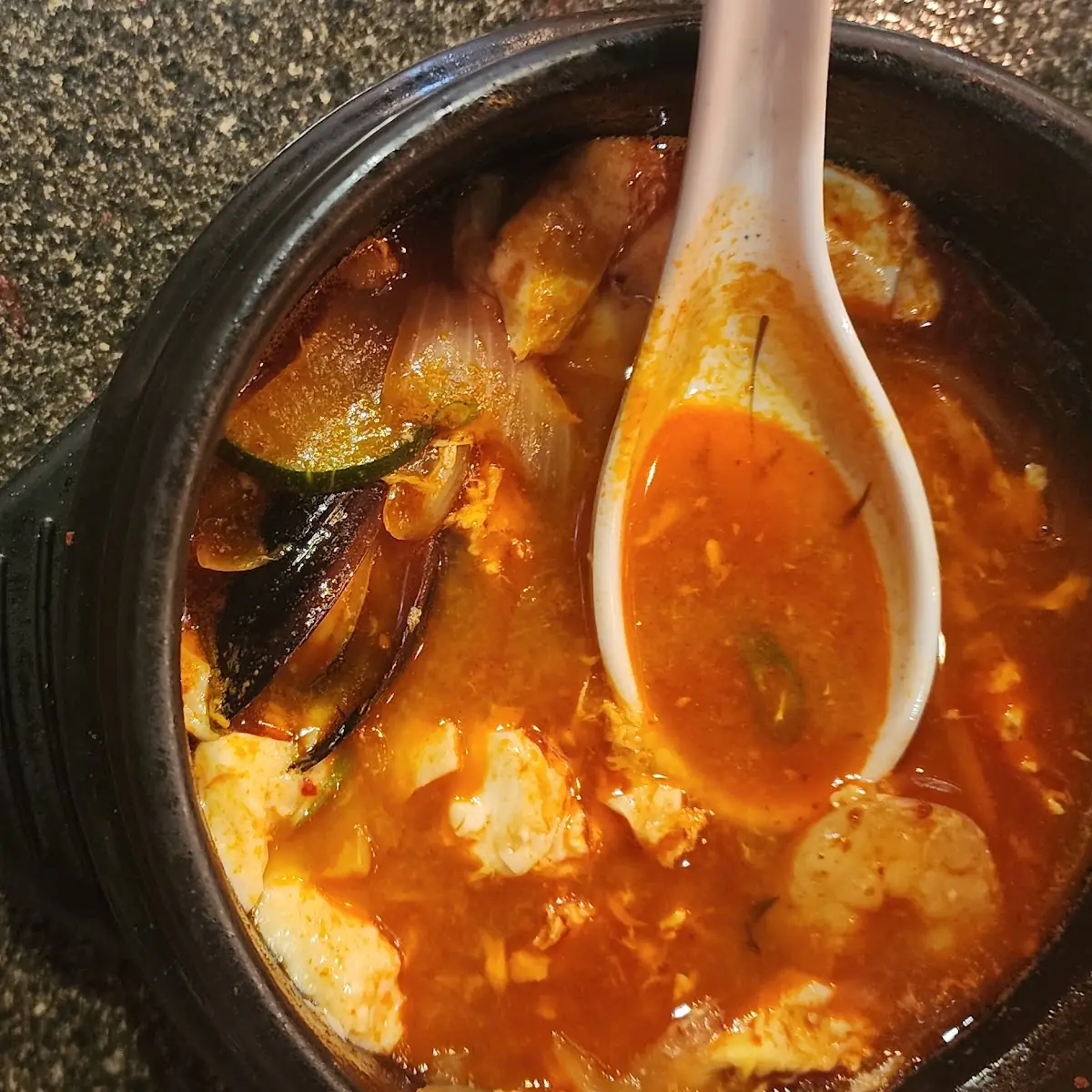 Spicy Soft Tofu Soup