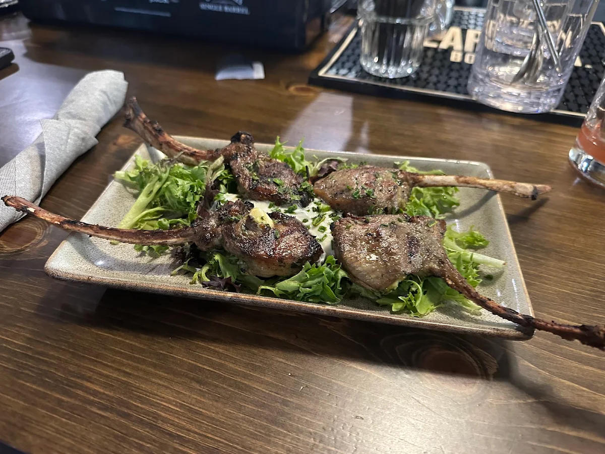 Stuffed Lollipop Lamb Chops