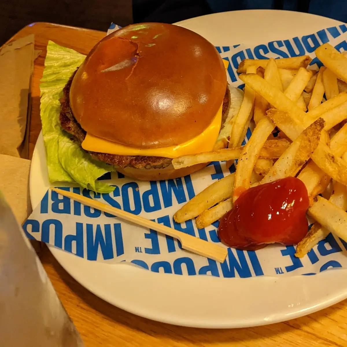 Impossible Cheeseburger