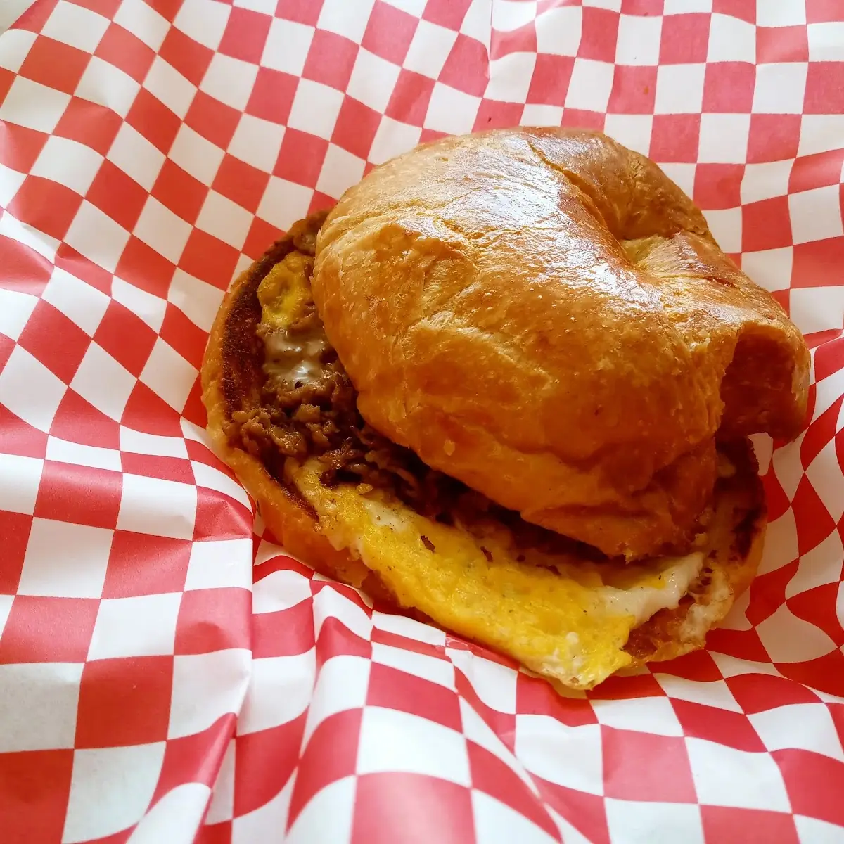 Steak and Egg Croissant