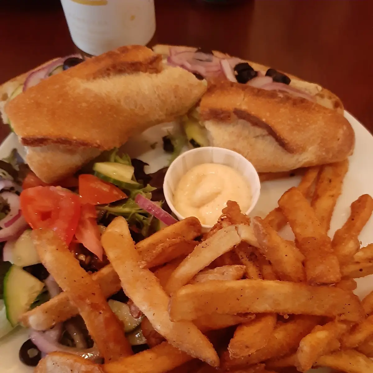 Panini Vege with Fries