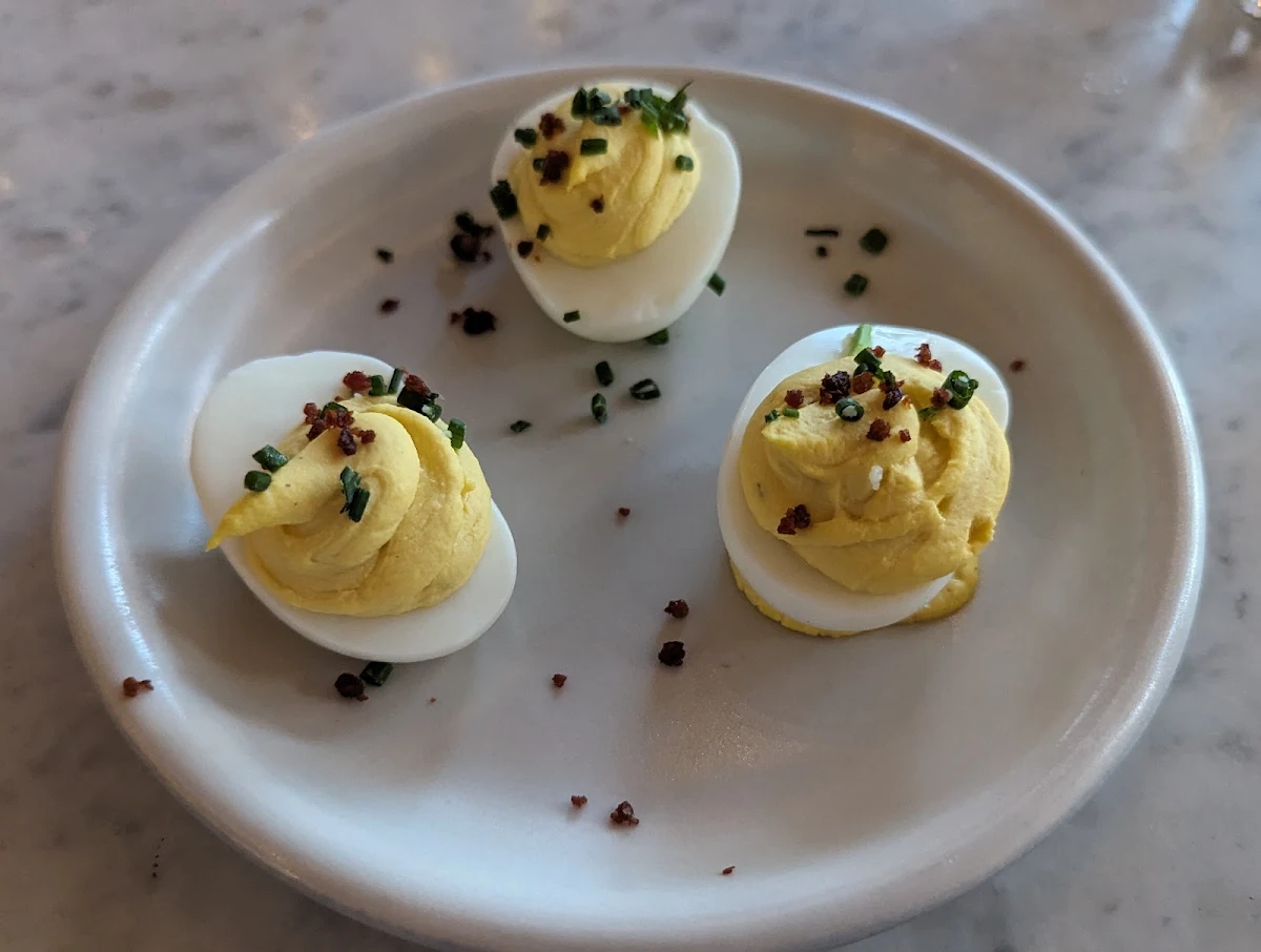 Prosciutto Deviled Eggs