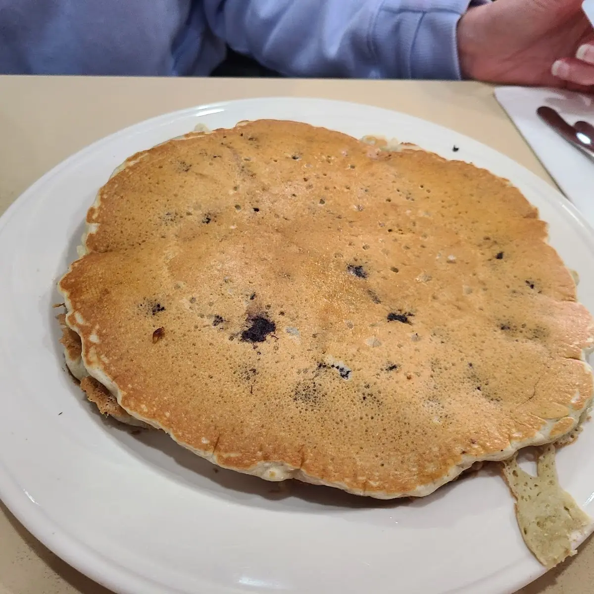 Blueberry Pancakes with Bacon