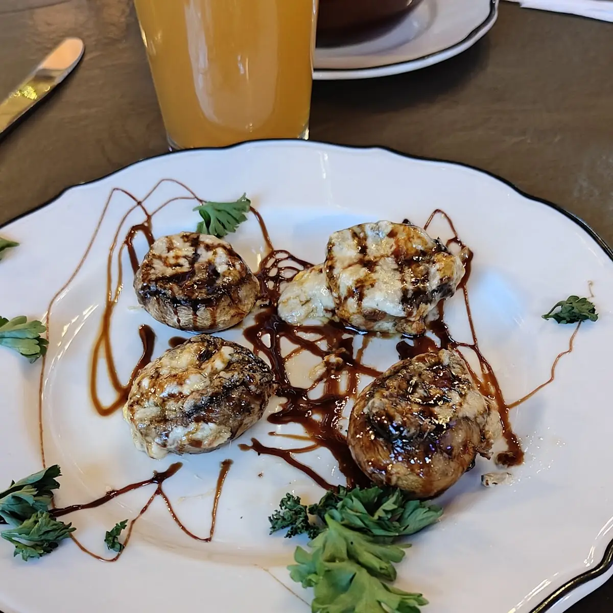 Trillium Stuffed Mushrooms