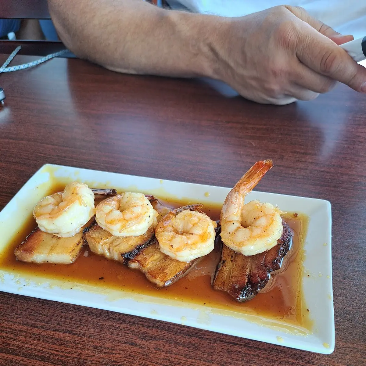 Candied Pork Belly and Shrimp