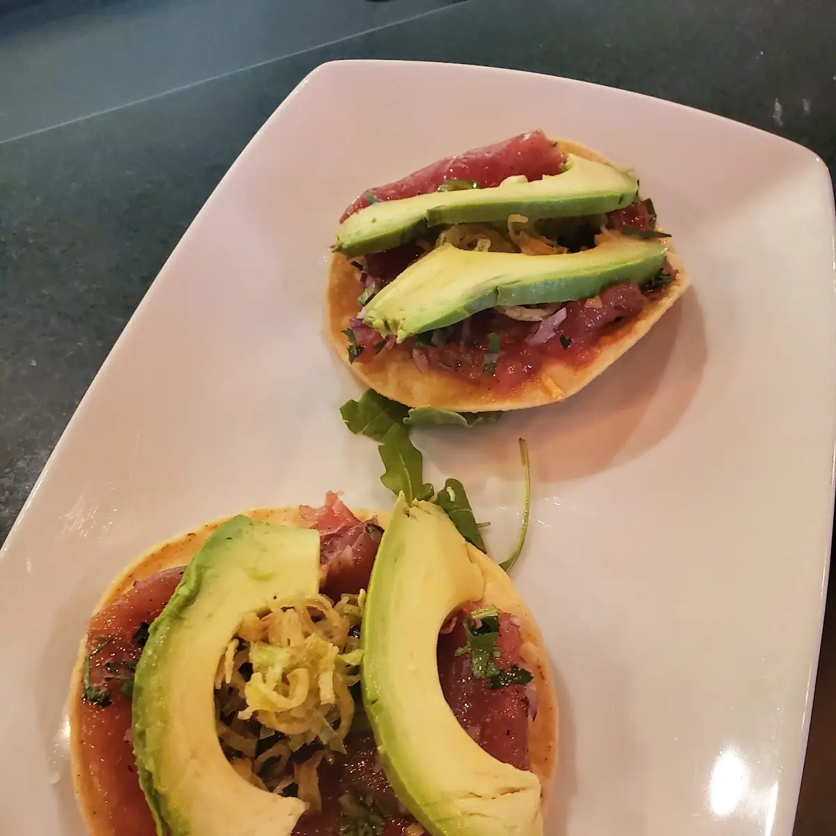 Tuna Ceviche Tostada